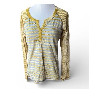 Prana Striped Henley Top ⭐️